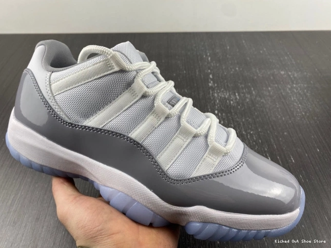 Kicked Out Shoe Store Grey Jordan Air 11 AV2187-140 Cement Low 0814